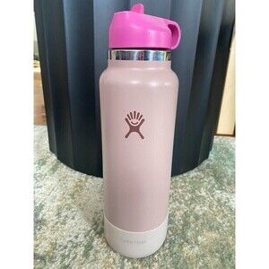 Hydro Flask 40 oz Straw Lid - Stainless Steel Water Bottle Pink
